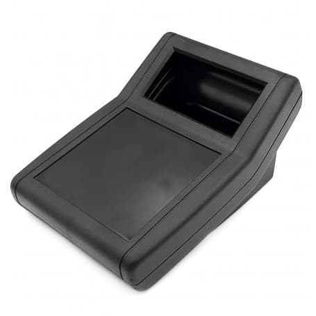 جعبه برد پلاستیکی رومیزی مشکی مدل BDC سایز 156x114x77mm