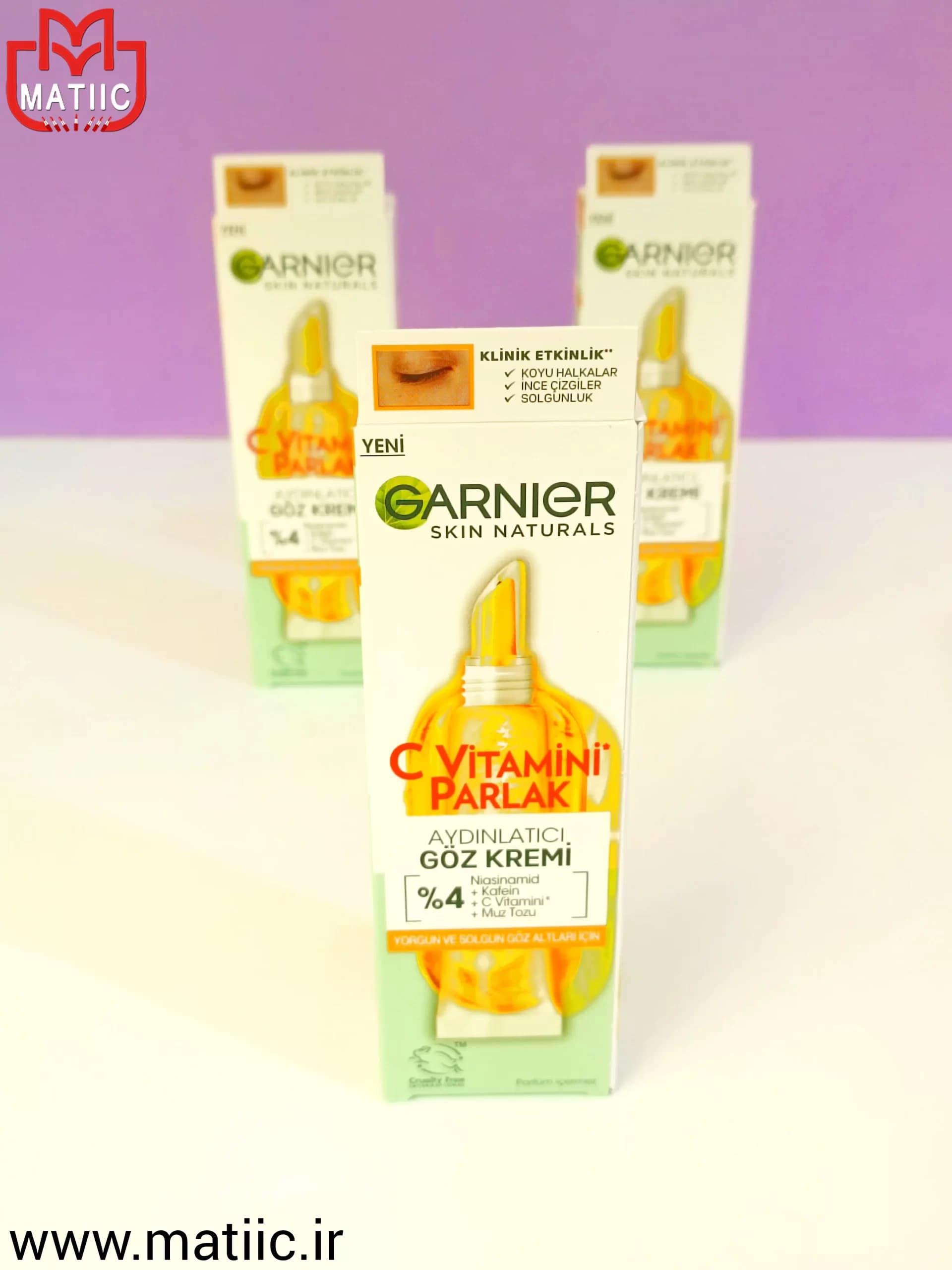 کرم دور چشم ویتامین سی گارنیر Garnier vitamin c eye cream