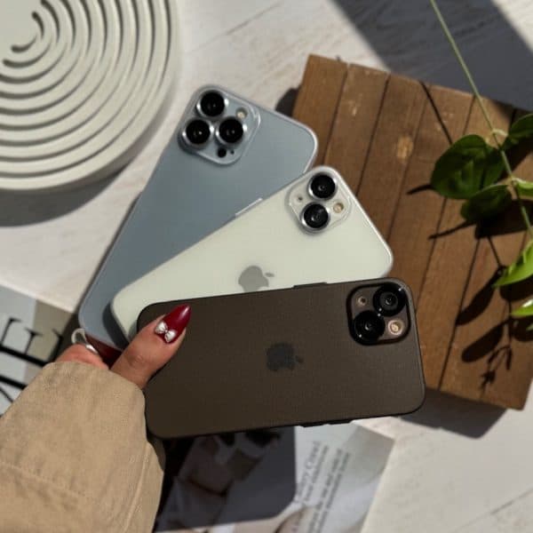 قاب Ultra-Thin Matte Case با محافظ لنز