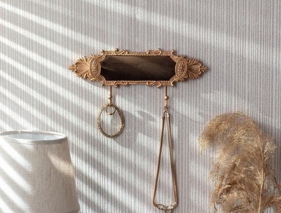 آویز جواهر لاوینگ هوم طرح ۲ شاخه – قهوه ای