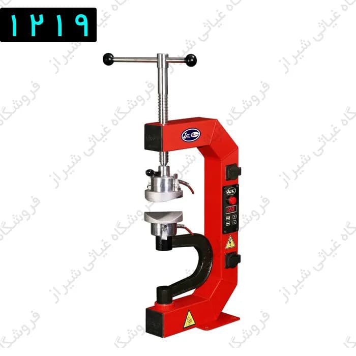 دستگاه آپارات لاستیک سواری پیچی دیجیتال 10قالب تیران نوین