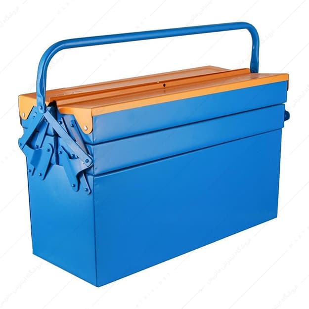 جعبه ابزار اتومات بلند سه طبقه طول 40 سانتی متر کد 423 وفایی