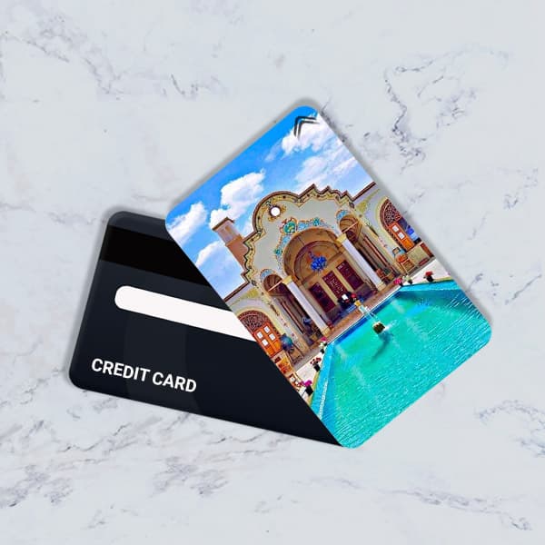 استیکر کارت بانکی مدل هتل یاسمین راهب کاشان کد CAE78-K