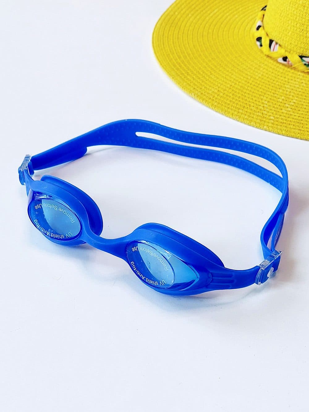 عینک شنا بچه گانه دخترانه و پسرانه برند یاماکاوا ( Yamakawa ) سیلیکونی آبی رنگ