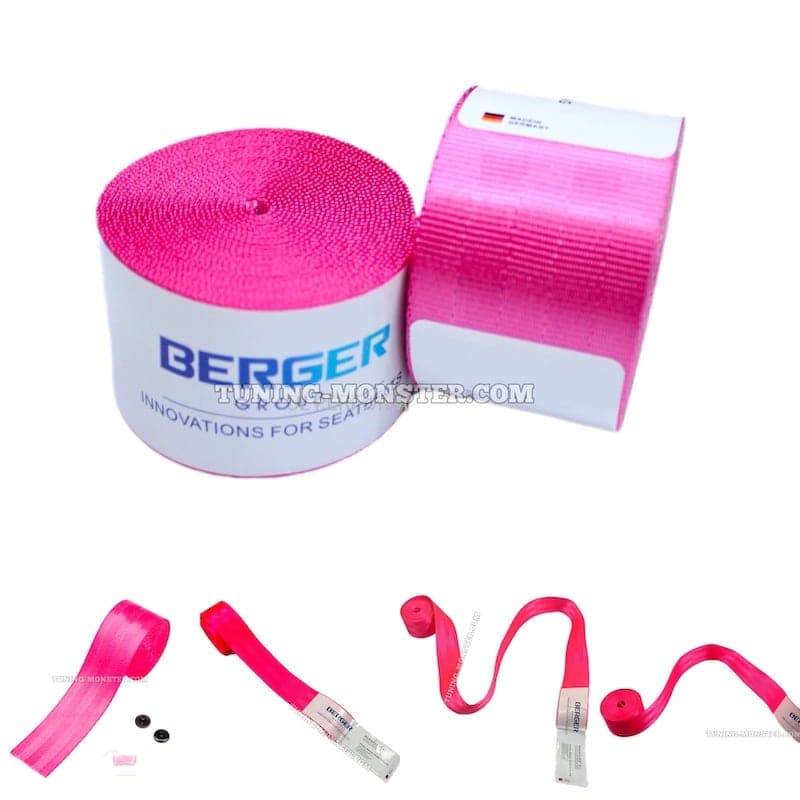 کمربند ایمنی خودرو صورتی برند BERGE