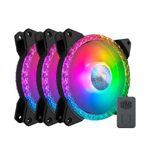 فن کیس کولر مستر مدل MASTERFAN MF120 PRISMATIC بسته 3 عددی