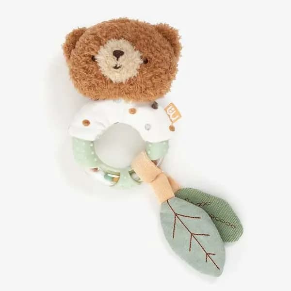 عروسک پولیشی جغجغه ای نوزاد مادرکر مدل خرس