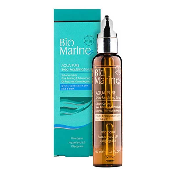 سرم تنظیم کننده و متعادل کننده چربی پوست بایومارین Aqua Pure