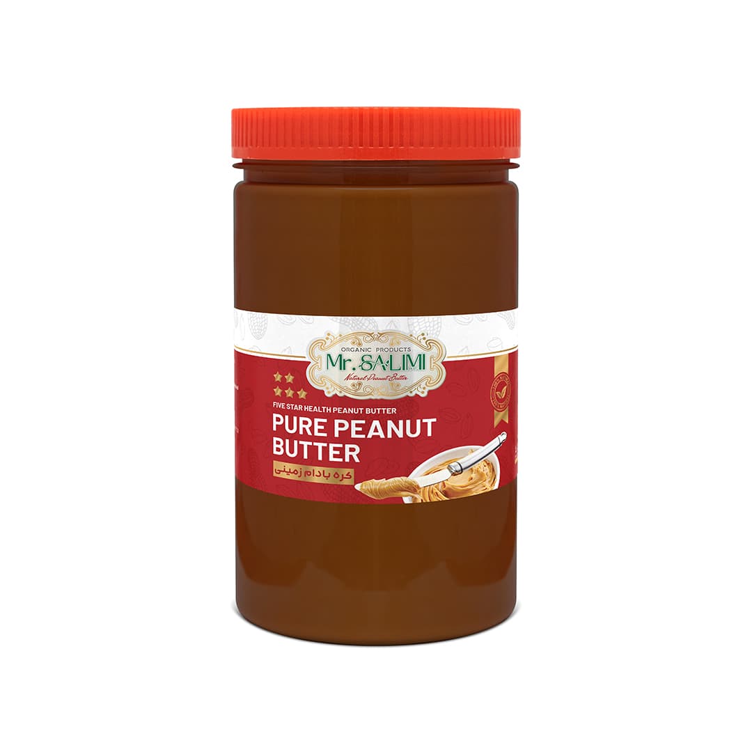 کره بادام زمینی شکلاتی 1 کیلویی