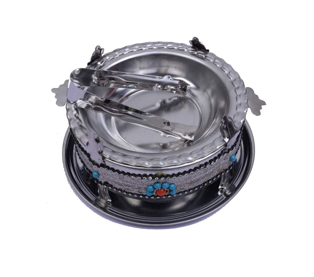 منقل اسپند دودکن زغالی نگین دار