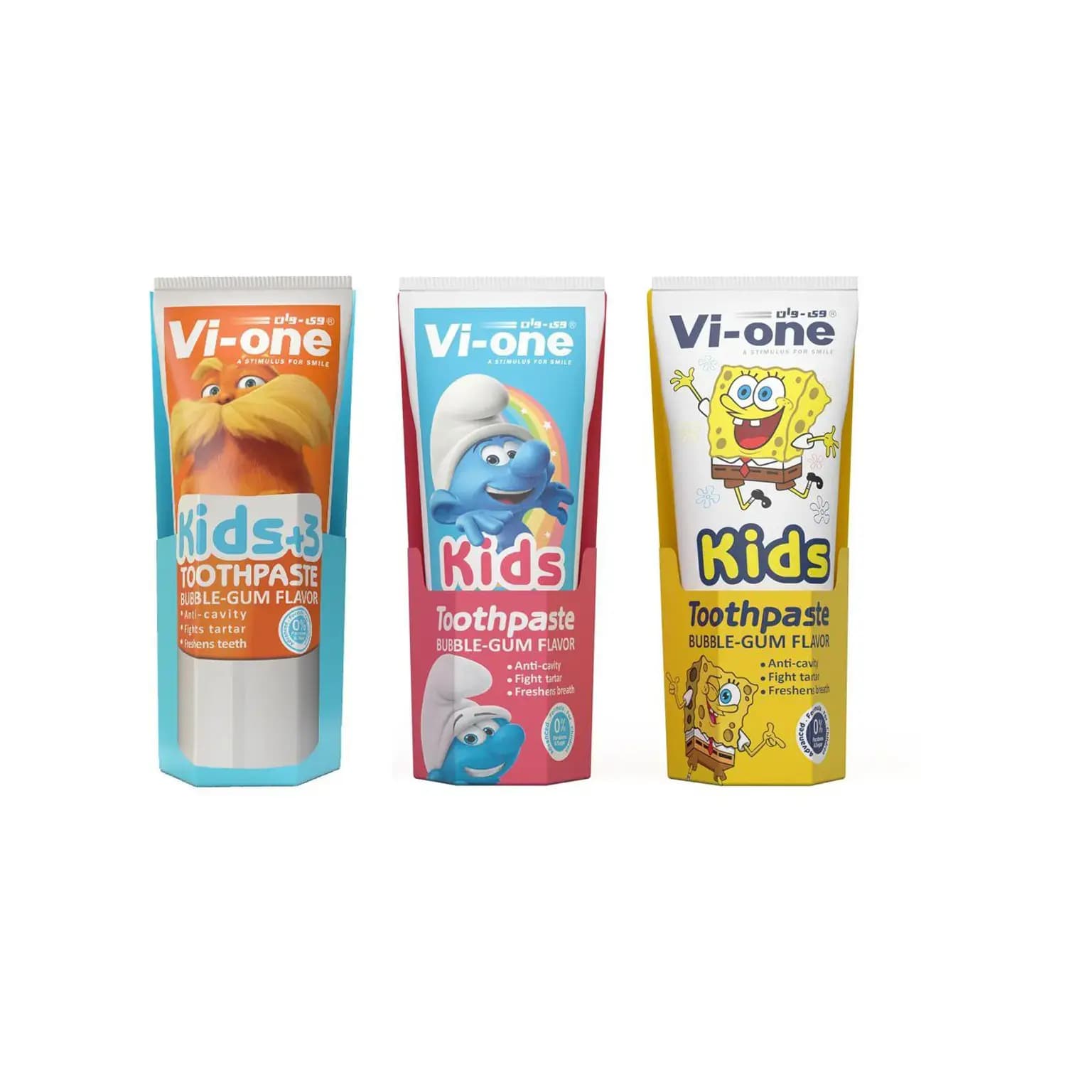 خمیر دندان کودک وی وان با طعم آدامس وزن 60 گرم