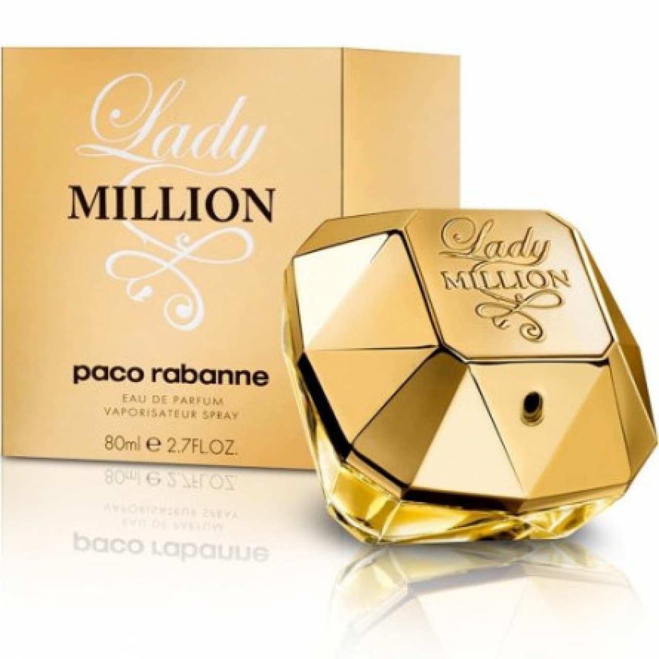 عطر ادکلن پاکو رابان لیدی میلیون حجم 80 میل Paco Rabanne Lady Million