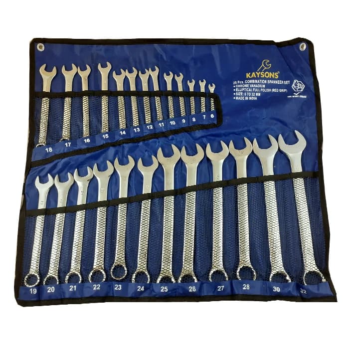 ست 25 عددی آچار یک سر رینگی کایسون