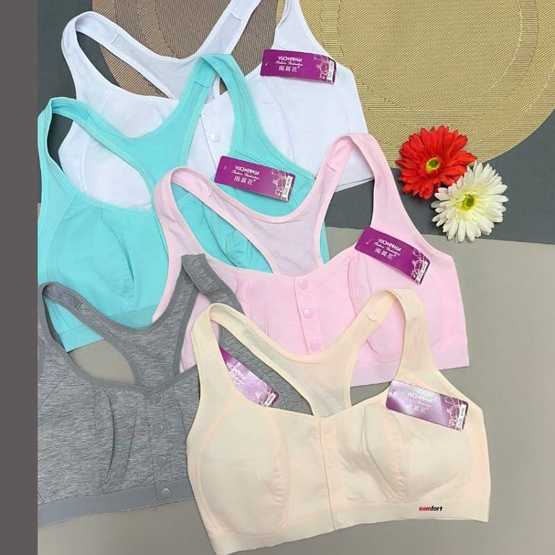 نیم تنه نخی جلو دکمه دار وارداتی کامفورت سایز 90 و 95