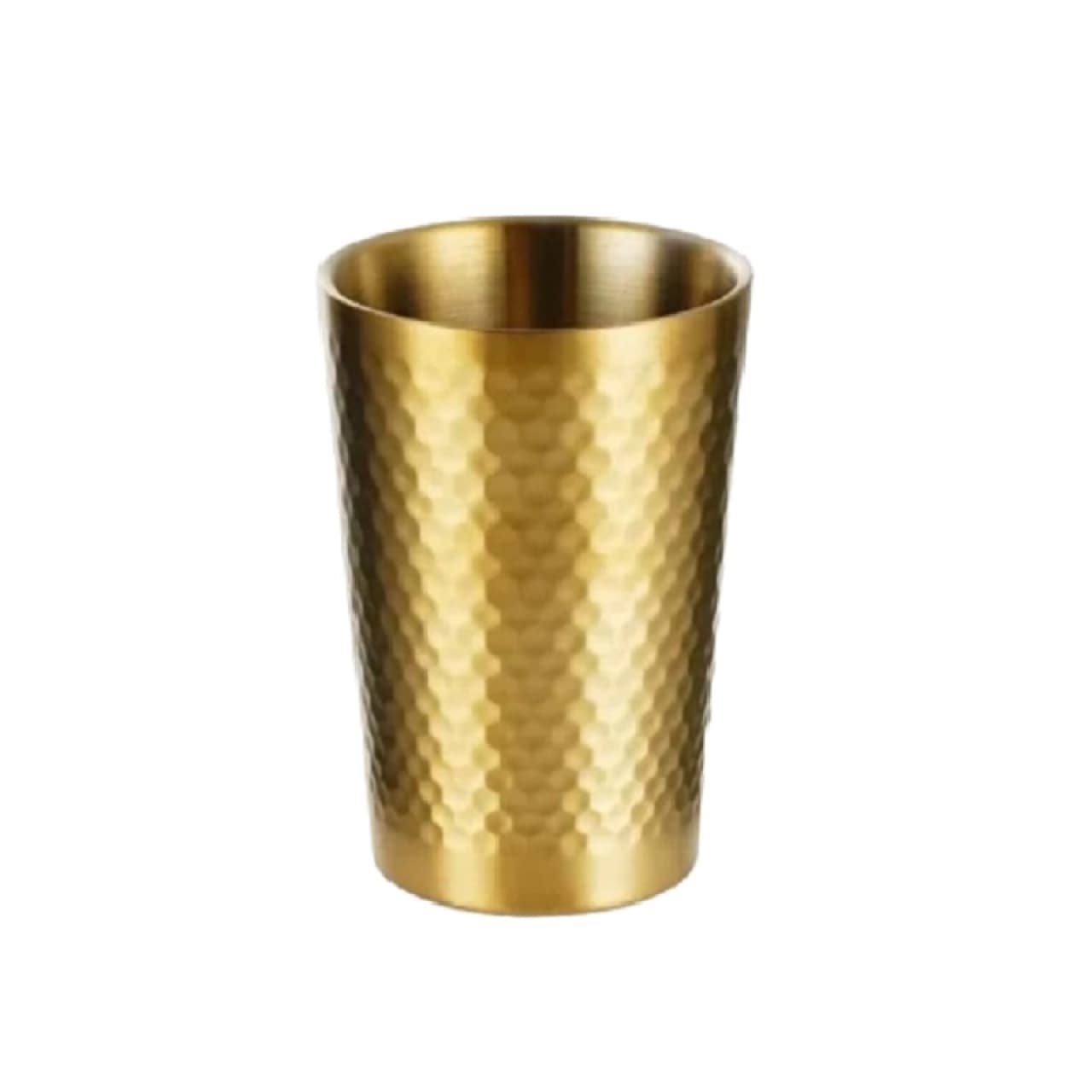 لیوان دو جداره استیل مدل چکشی کد 10