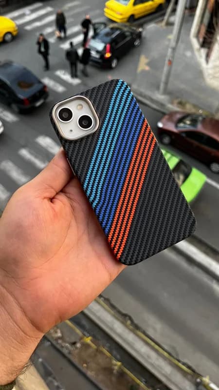 کاور گوشی آیفون فیبر کربن m3 پاور