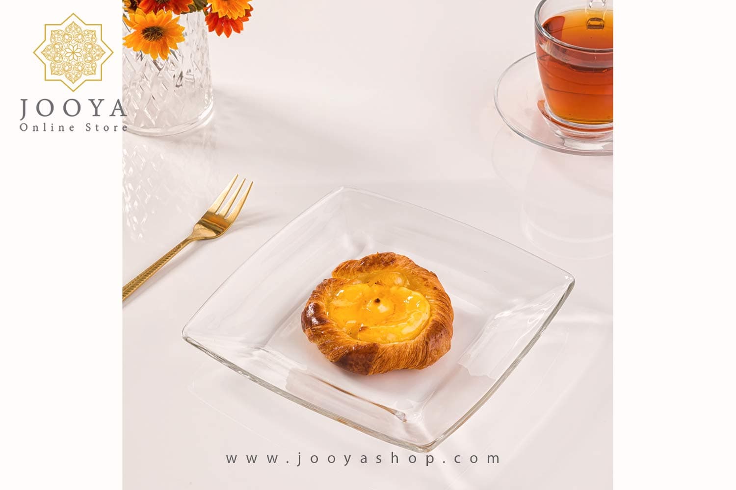 پیش دستی شیشه ای 6 عددی لیمون