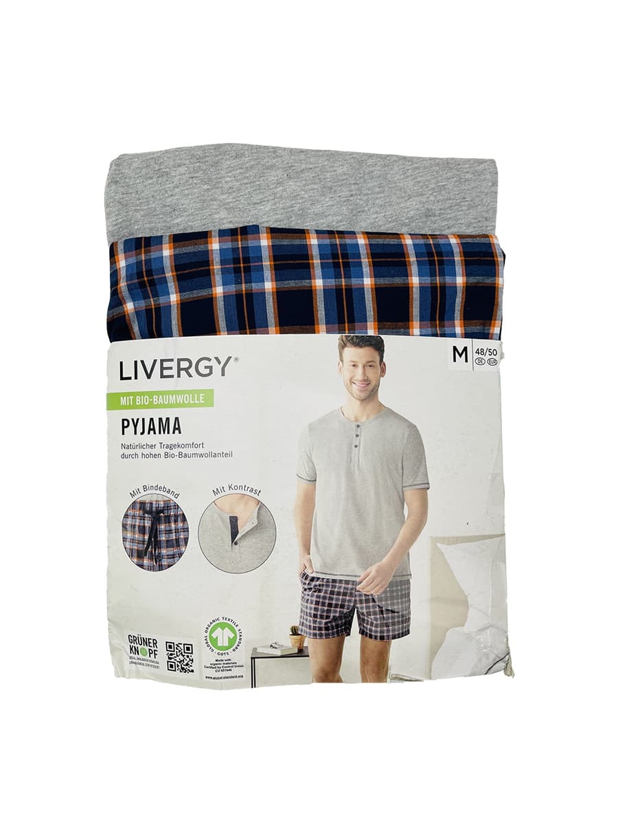 ست تیشرت و شلوارک مردانه برند لیورجی کد male1740