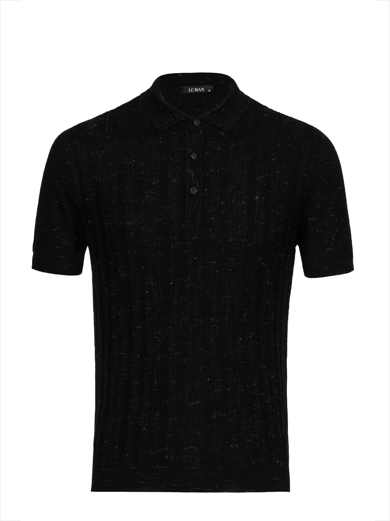 پولوشرت سه دکمه مشکی ال سی من