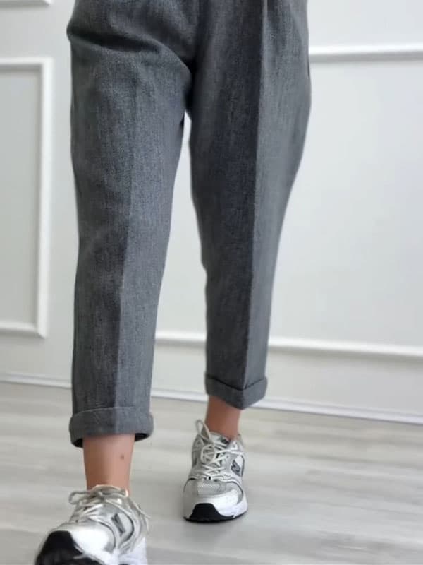 شلوار فوتر کلاسیک زنانه مدل نیلگون