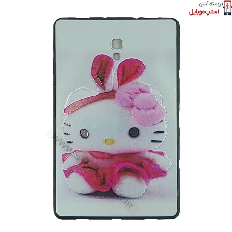 قاب طرح دار تبلت سامسونگ TAB A 8.0 SM-T380 / T385 / T387 طرح کیتی