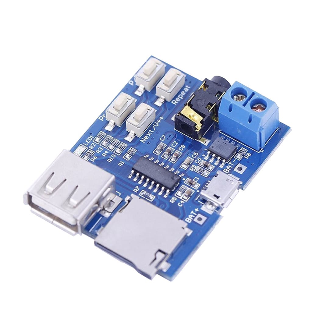 ماژول MP3 PLAYER از روی Flash Memory و MicroSD Card