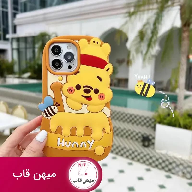 قاب گوشی آیفون سیلیکونی Hunny - کد (۲۰۴۶۲)