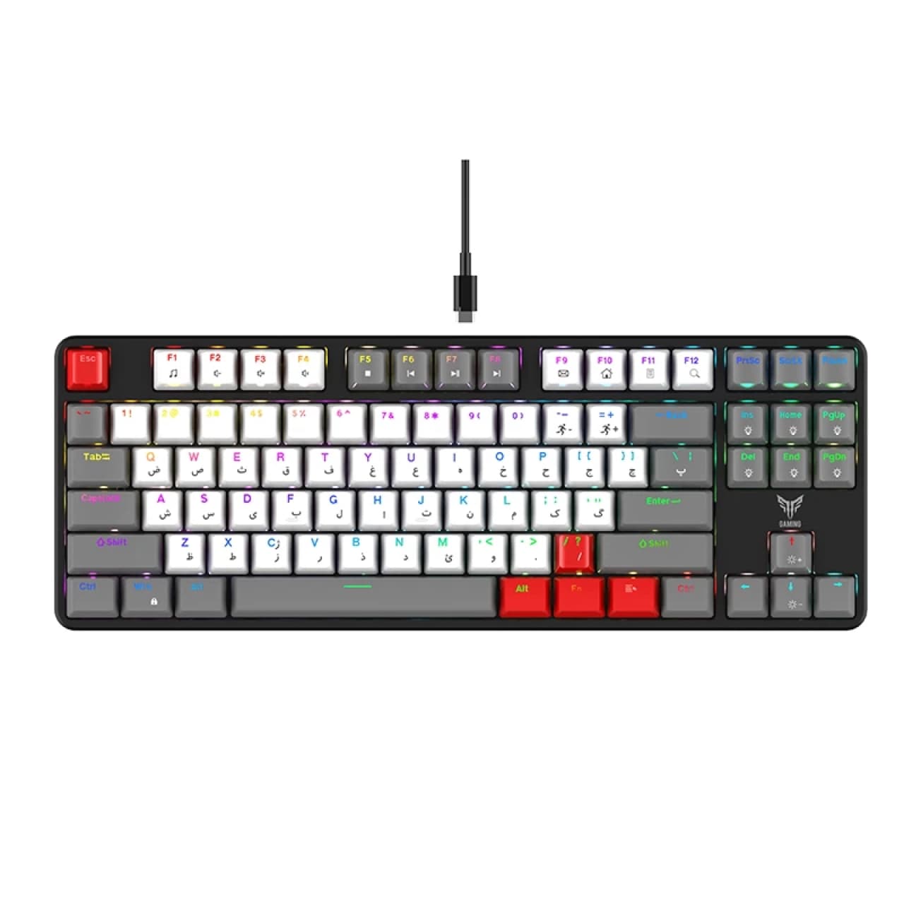 کیبورد مخصوص بازی مکانیکال هیسکا مدل HX-KEG440