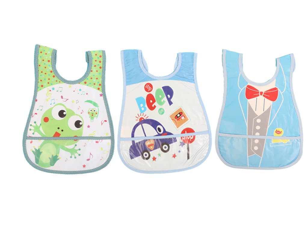 پیشبند نوزادی طرحدار و جیب دار بست بیبی best baby