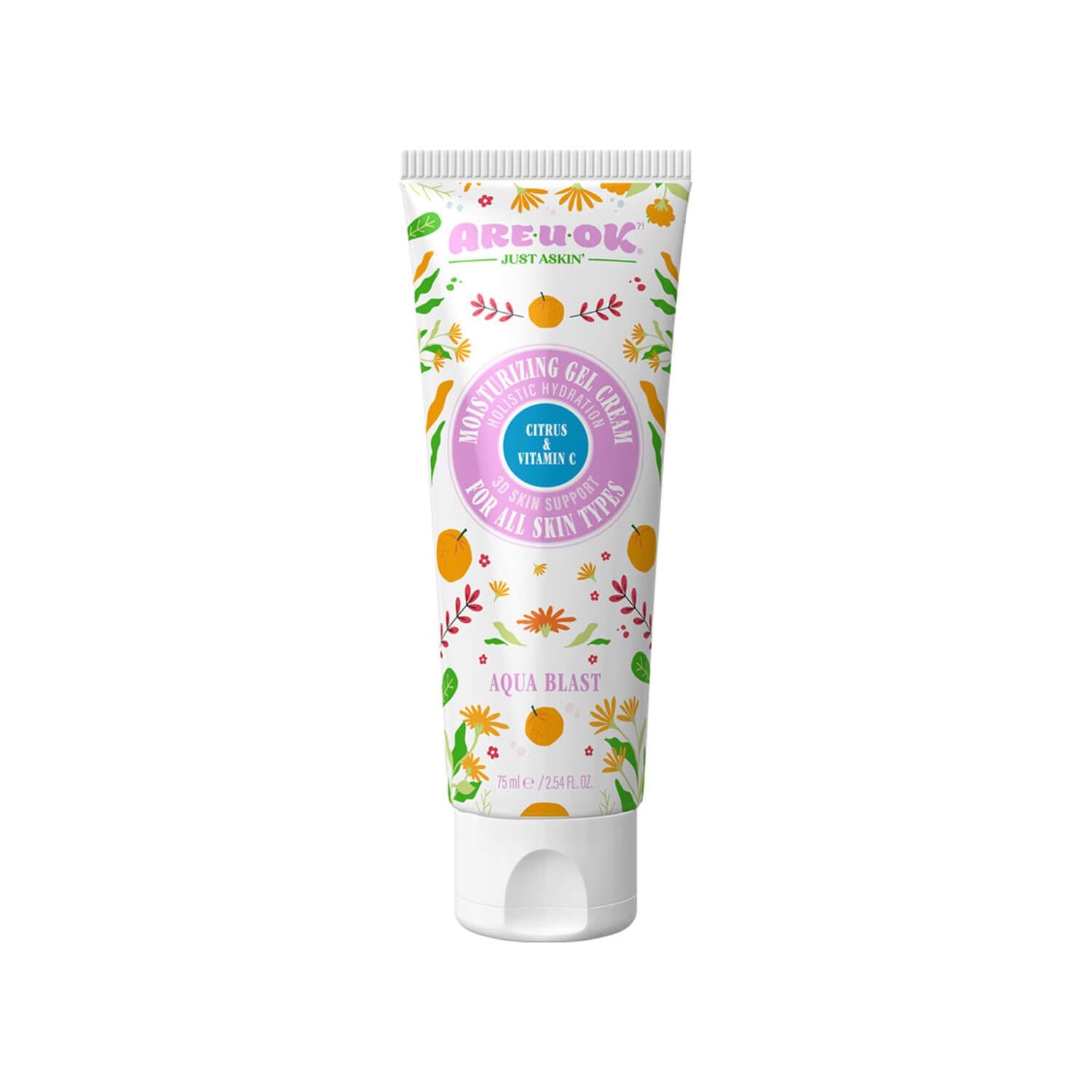 کرم ژل آبرسان آر یو اکی حاوی عصاره گریپ فروت حجم 75 میلی لیتر