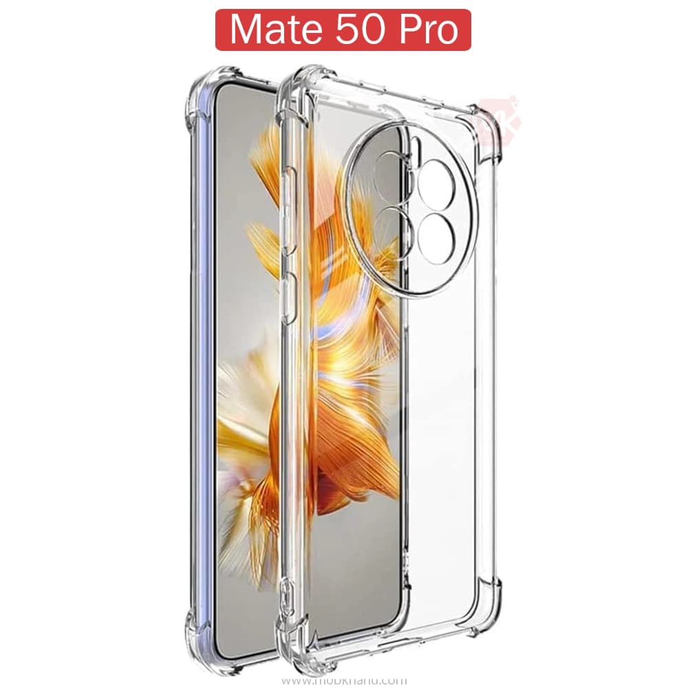 قاب محافظ ایربگ دار هواوی Airbag Flexible Clear Case | Mate 50 Pro