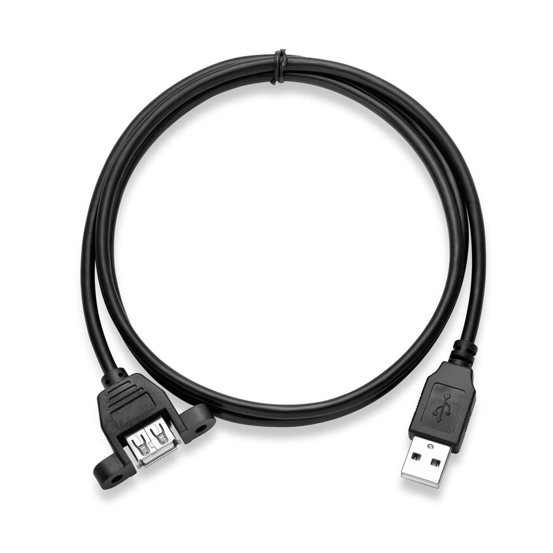 کابل USB پنلی پیچ دار 1 متری