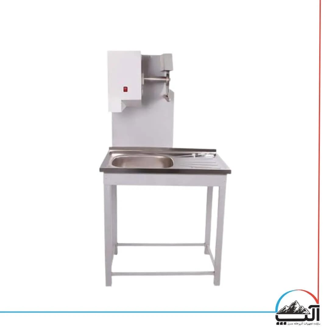 مرغ خرد کن سینک دار تمام استیل 1/5 اسب