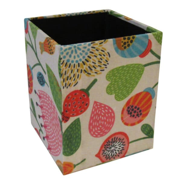 روشنا جعبه رومیزی 10×13 طرح گل و برگ فانتزی