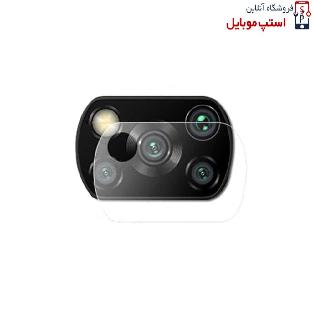 گلس لنز دوربین گوشی شیائومی POCO X4 PRO 5G از نوع شیشه ای