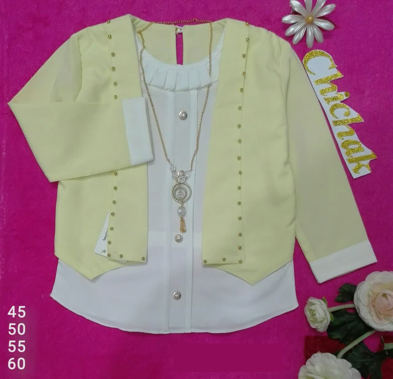 113-شومیز حریر مروارید