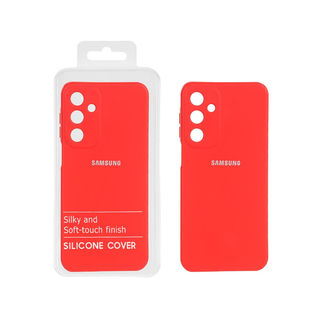 قاب نیو سیلیکون محافظ لنزدار Samsung Galaxy A16 – قرمز