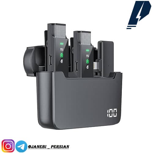میکروفن وایرلس GreenLion 2 In 1 Lightning