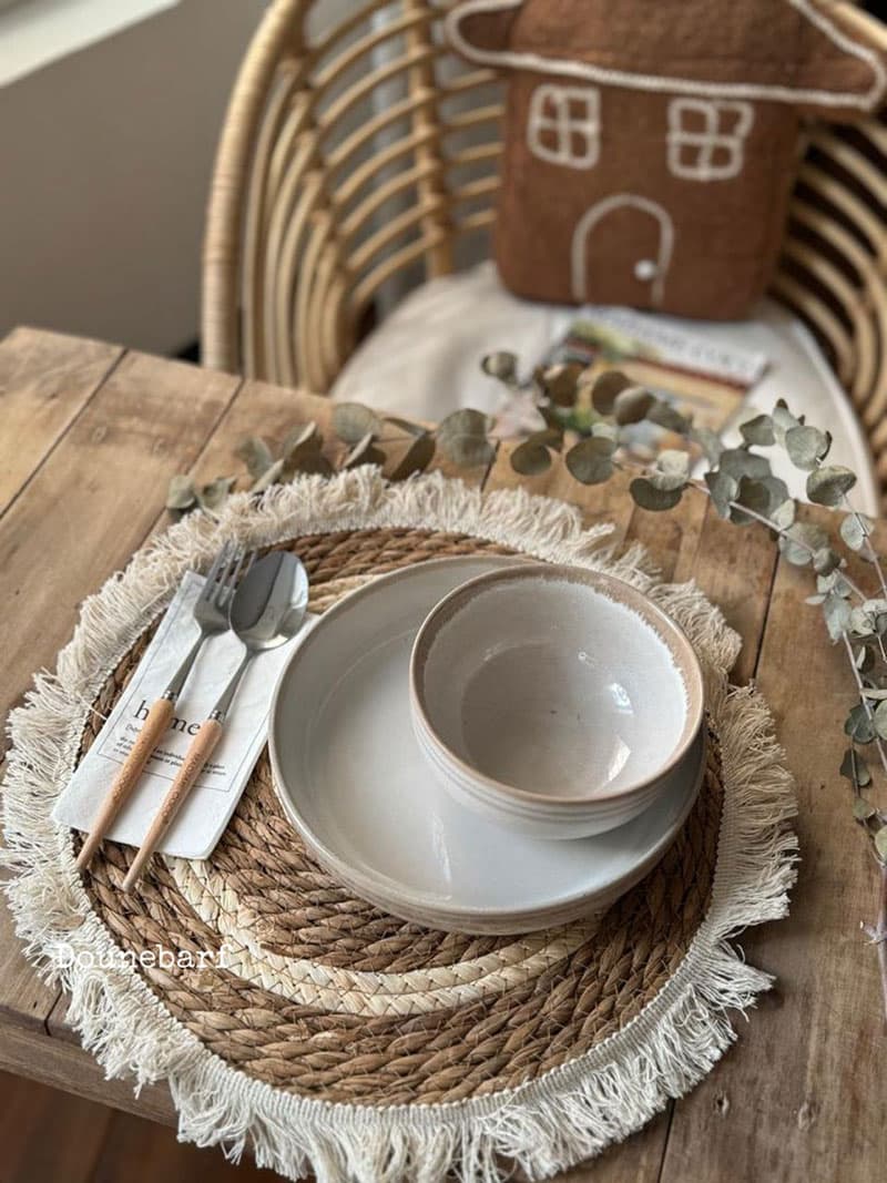 زیر بشقابی حصیری 896-10