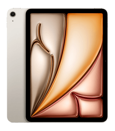 آیپد ایر ۱۱ اینچی ۲۰۲۵ با چیپ M3 رنگ استارلایت با ظرفیت 256 گیگابایت Wi-Fi مدل MCA44