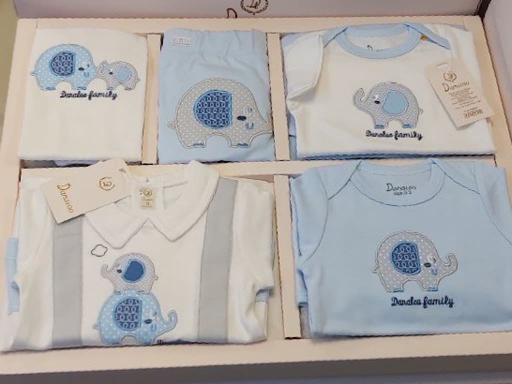 ست بیمارستانی 19 تکه نوزادی طرح فیل آبی دانالو Danaloo