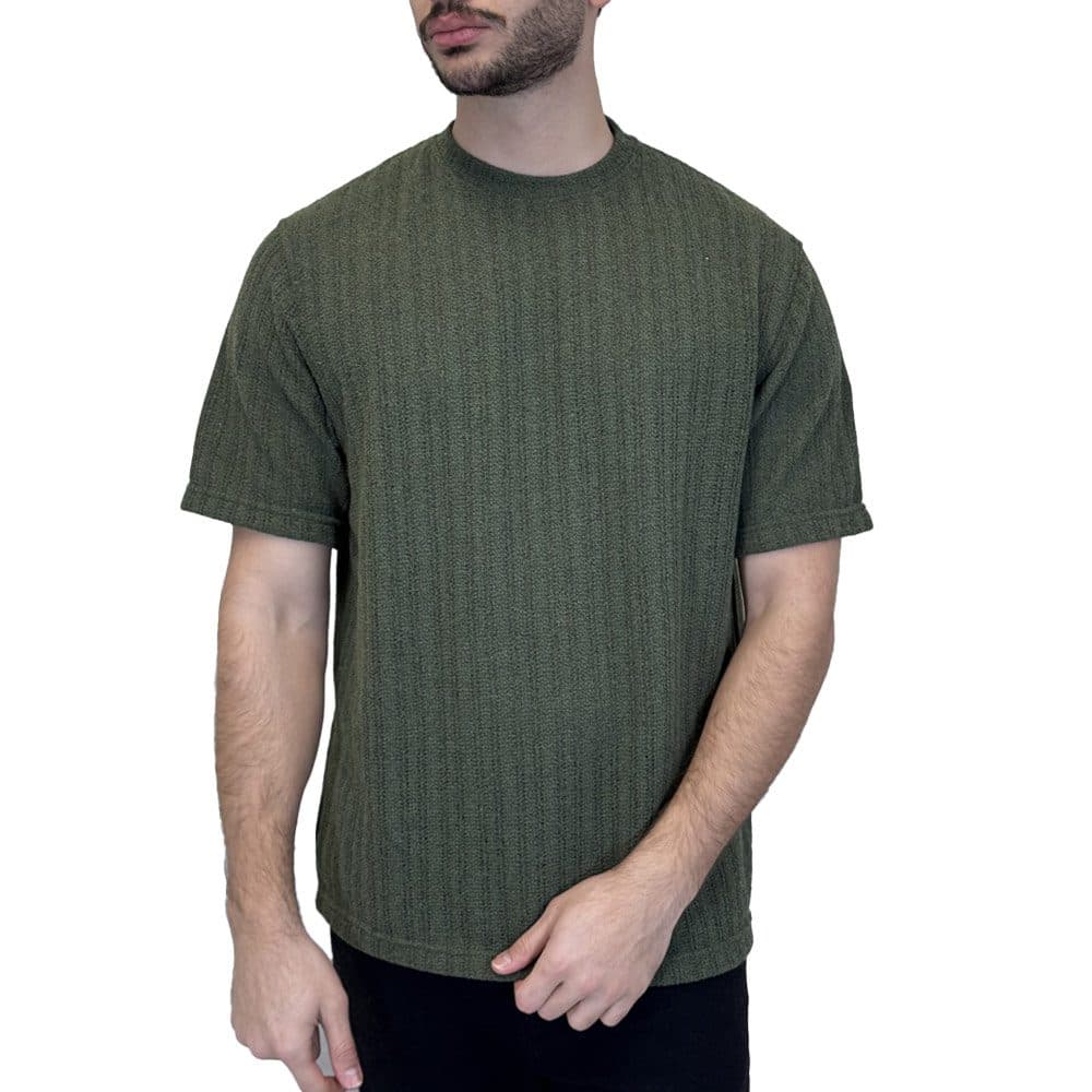 تیشرت یقه گرد حصیری ZARA