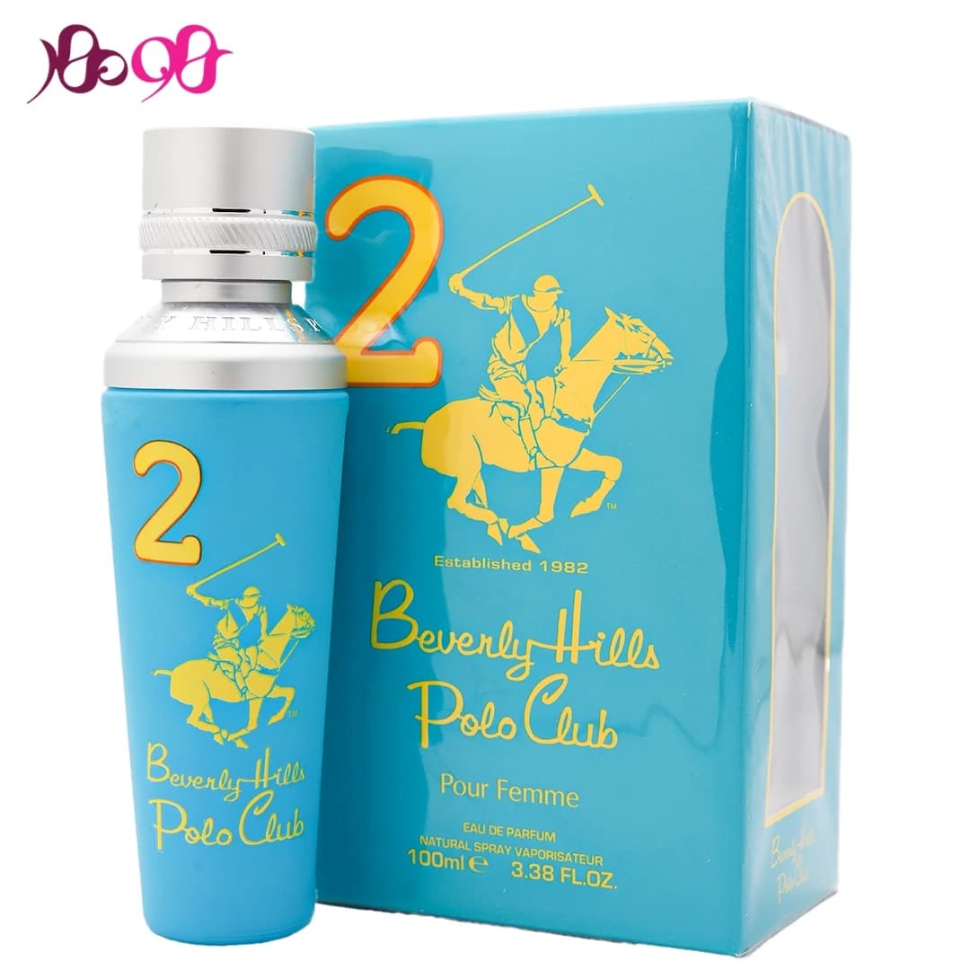 ادکلن زنانه بورلی هیلز پولو کلاب اسپورت آبی 2