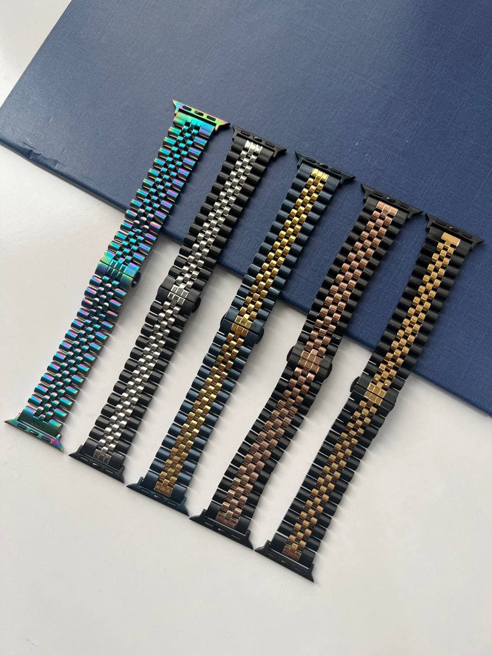 بند طرح رولکس دورنگ اپل واچ