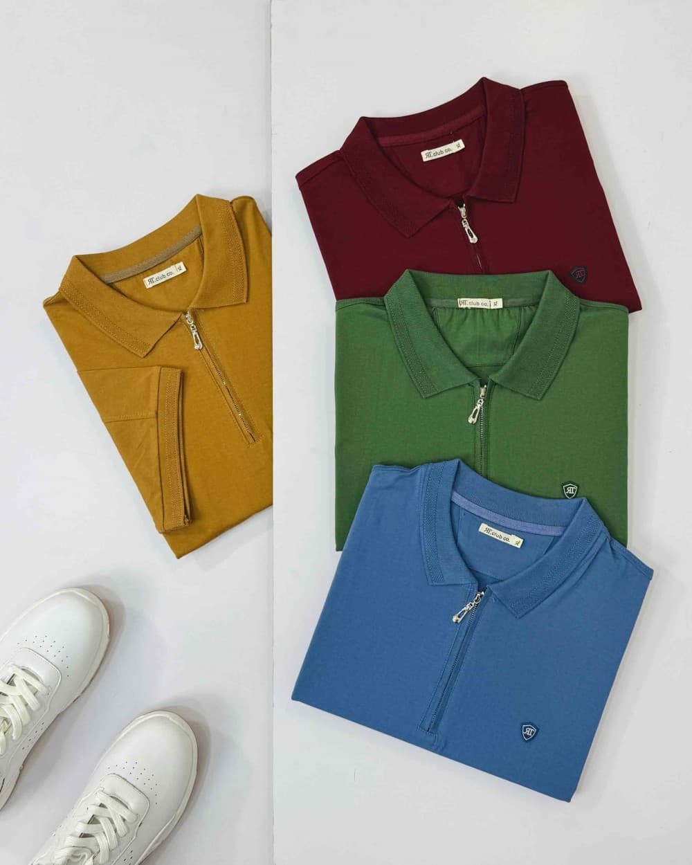 تیشرت نیم زیپ مردانه _ کد 1228