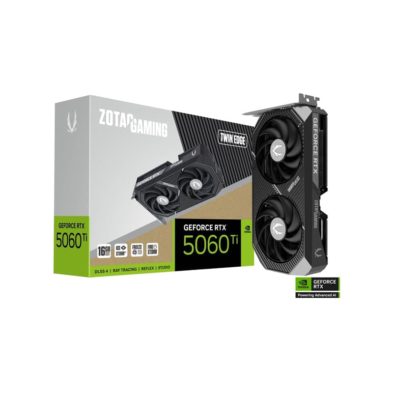 کارت گرافیک زوتک مدل RTX 5060 Ti Twin Edge 16GB