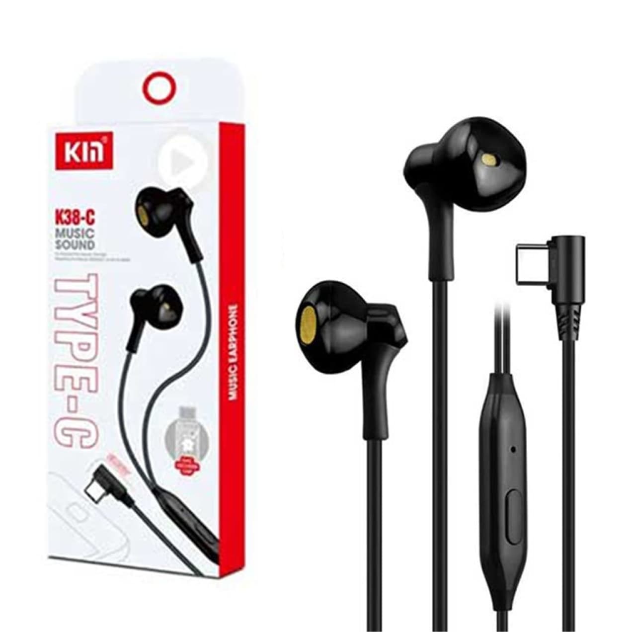 هندزفری سیمی کین تایپ سی مدل K38-C