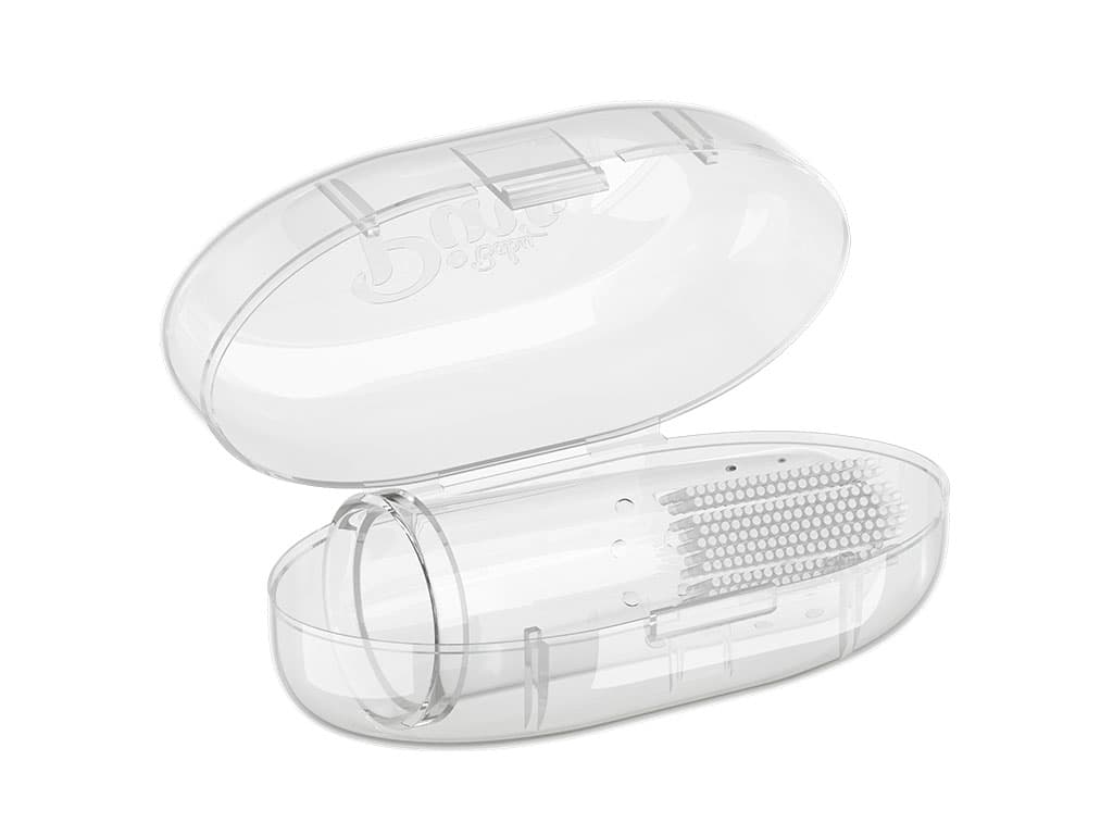 مسواک انگشتی سیلیکونی نوزادی قاب دار پینو بیبی pino babay