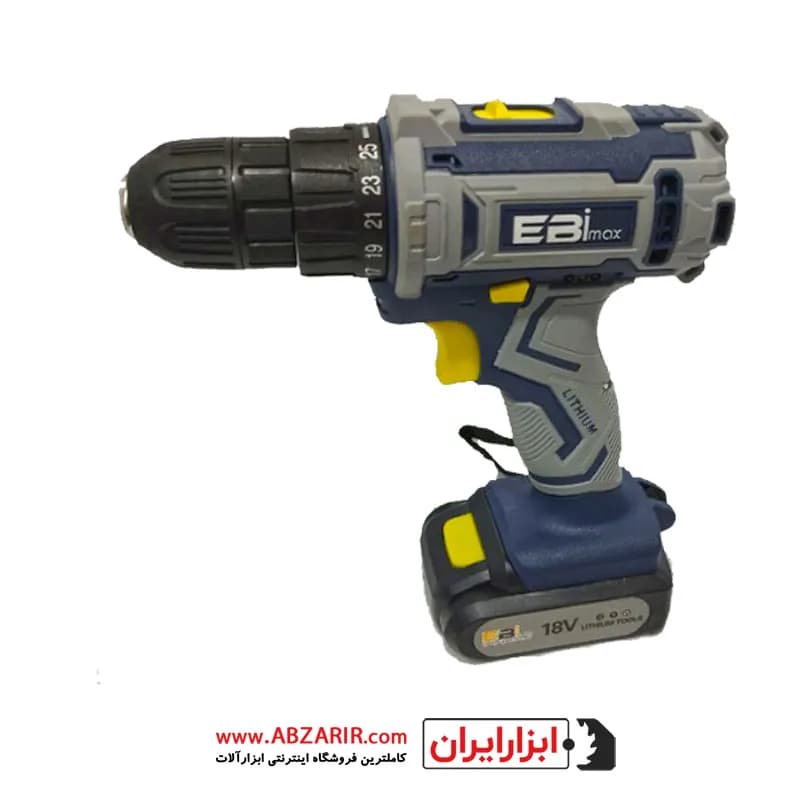 دریل شارژی 18 ولت Ebi Max