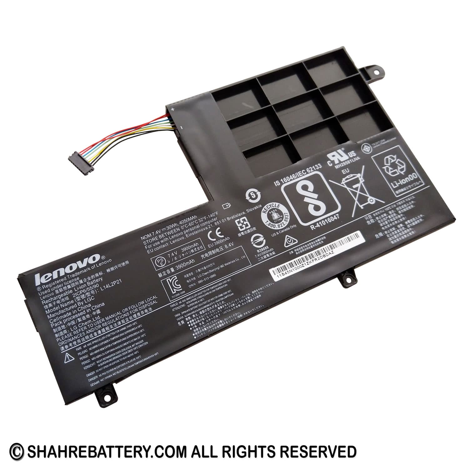 باتری لپ تاپ لنوو Lenovo IdeaPad Flex 3 and Yoga 500 L14M3P21